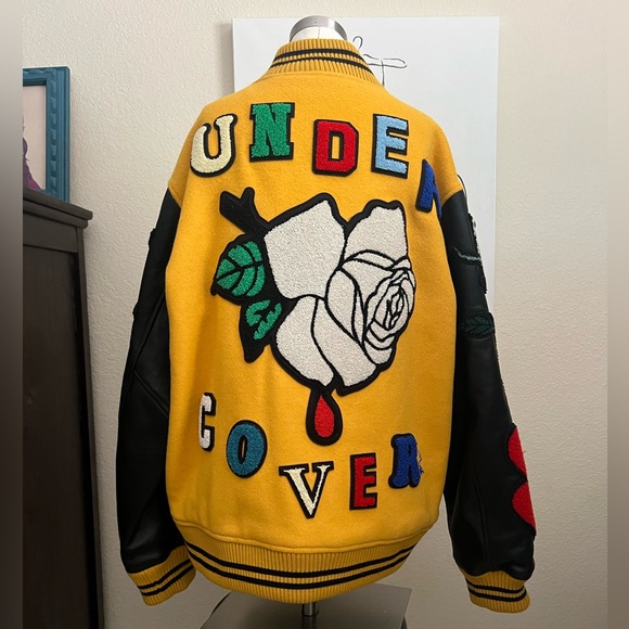 Undercover A WOLF IS NEVER A PET BOMBER Stadium Patch Jacket $1600 AMAZING! - Picture 3 of 11